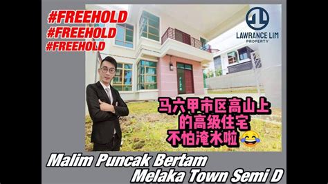 Malim Puncak Bertam Melaka Town Freehold Sty Semi D Gated Guarded