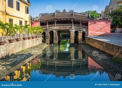 Le Pont Japonais Hoi An Ancienne Ville Du Centre Du Vietnam Et Site