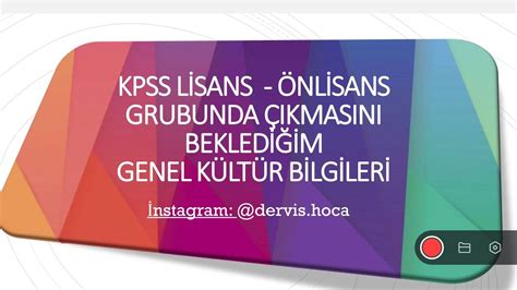 Kpss Genel K Lt R Bilgileri Pdf Hediyeli Youtube