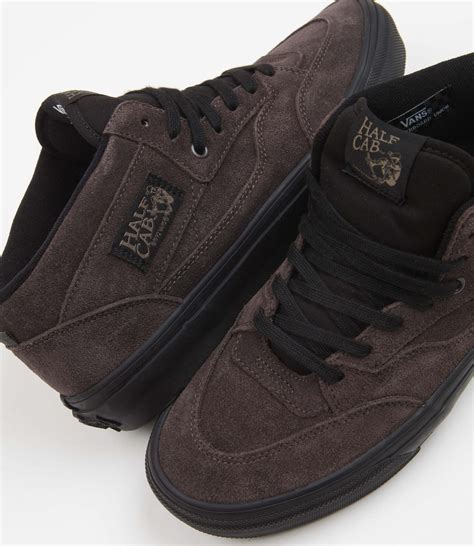 Vans Skate Half Cab 92 Vcu Shoes Dark Brown Black Flatspot