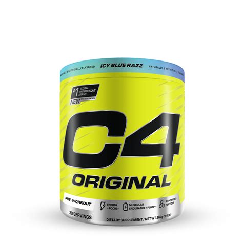 Cellucor® C4 Original Pre Workout Icy Blue Razz 30 Servings Gnc