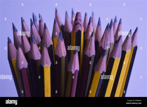 Sad Broken Pencil Stock Photo Alamy