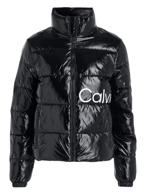 Calvin Klein High Shine Fitted Puffer Jacket Vips Store