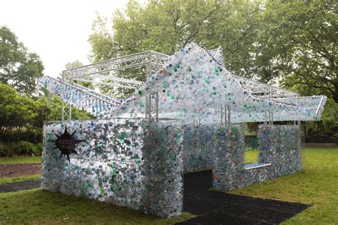 Stansted Airport plastic waste helps form London Zoo art installation