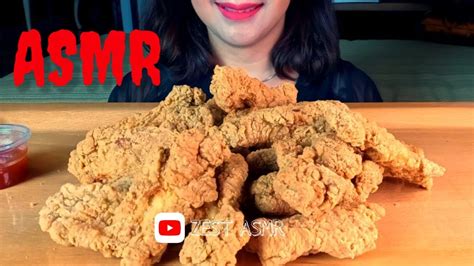 Asmr Fried Chicken Mukbang Eating Sounds No Talking Zest Asmr Youtube