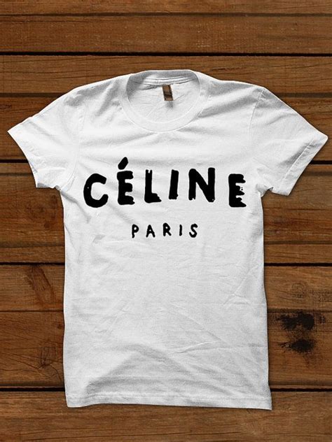 Celine Paris T Shirt T Shirt Shirt Celine Paris Tshirt White Womens