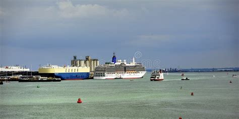 Port of Southampton editorial stock photo. Image of falcon - 74101943