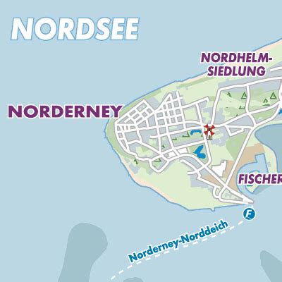 Norderney Stadtpl Ne Und Landkarten