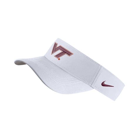 Hokies Virginia Tech Nike Dri Fit Visor Alumni Hall