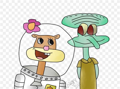 Sandy Cheeks Squidward Tentacles Cartoon Comics Drawing, PNG ...