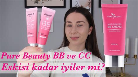 YENİ PURE BEAUTY BB VE CC KREM I Eski BB krem ile kıyaslama YouTube