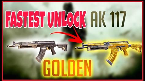 CALL OF DUTY MOBILE AK 117 UNLOCKED ALL CAMO GOLD CAMO GRINDING