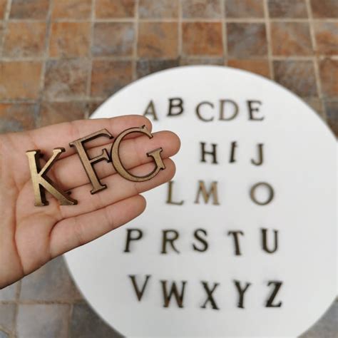 1 Inch Brass Letters - Etsy