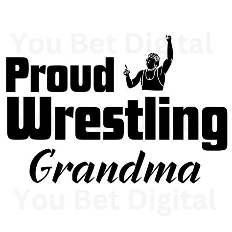 Wrestling Grandma Svg My Favorite Wrestlers Call Me Grandma Etsy