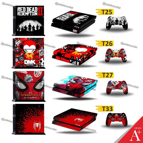 Jual Stiker Garskin Ps Slim Ps Fat Ps Pro Motif Spiderman Motif Rdr