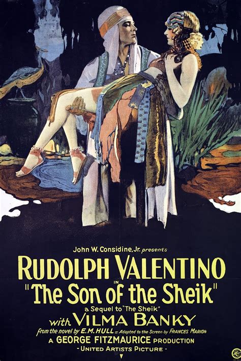 Rudolph Valentino The Sheik Poster