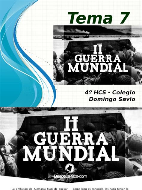 Pdf Prof Hern N Ochoa Presentaci N La Segunda Guerra Mundial