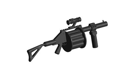 Obj File Grenade Launcher・3d Print Design To Download・cults