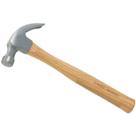 Do It Best 16 Oz Smooth Face Curved Claw Hammer With Hickory Handle