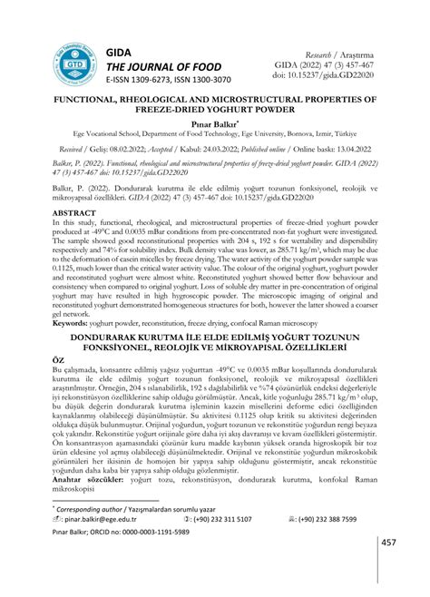 Pdf Functional Rheological And Microstructural Properties Of Freeze