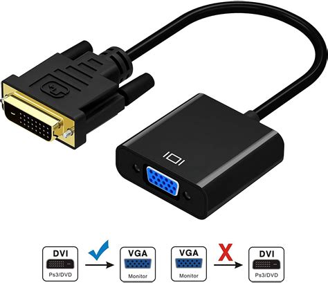 Active Dvi To Vga Adapter Converter For Monitor Dvi D To Vga Male