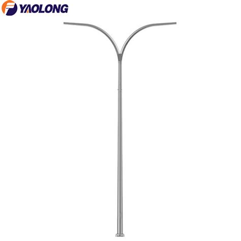 Highway Double Arm Aluminium Spinning Alloy Led Luminaire Lamp Pole