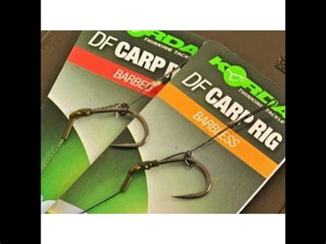 Korda N Trap DF Rig Barbless 15lb N Trap Wide Gape 6 3 29