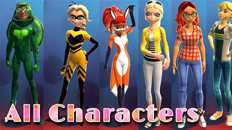 Bald Miraculous Ladybug Characters