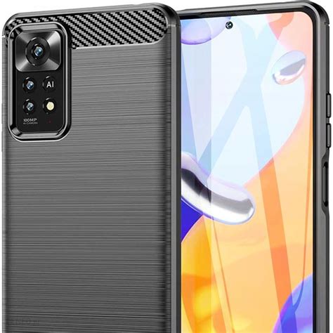 Etui Obudowa Karbon Case Plecki Futerał Pokrowiec Do Redmi Note 11 Pro