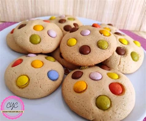 Galletas con Lacasitos rápidas y fáciles de hacer