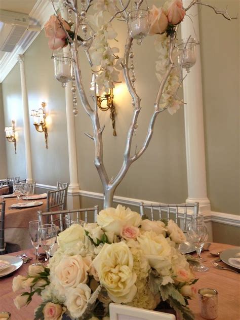 Manzanita Tree Centerpiece Gold Tree Branch Centerpiece Manzanita Tree