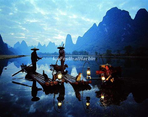 Li River Cormorant Fishing - Li River Photos, Guilin, China