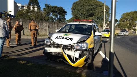 Perseguição Termina Com Acidente Com Carros Da Pm E Um Preso Paraná G1