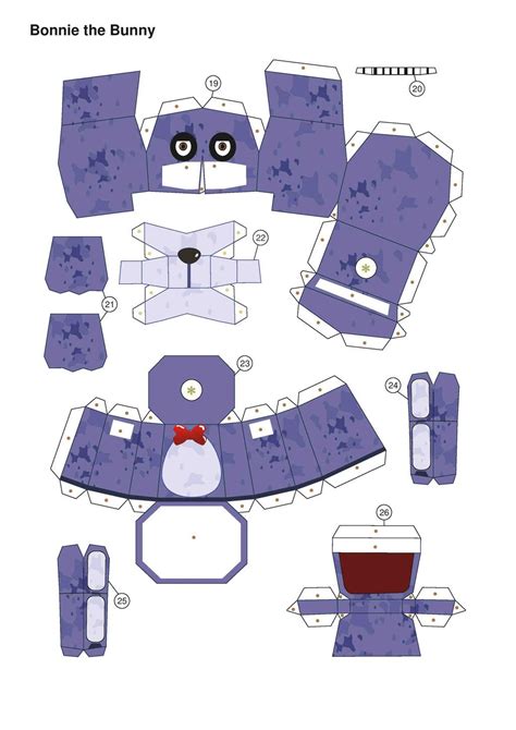 Fnaf Papercraft Templates