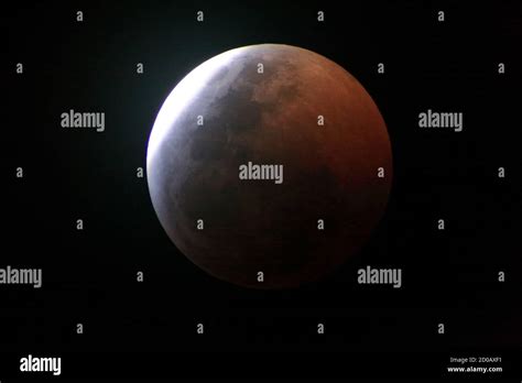 Phases of lunar eclipse Stock Photo - Alamy