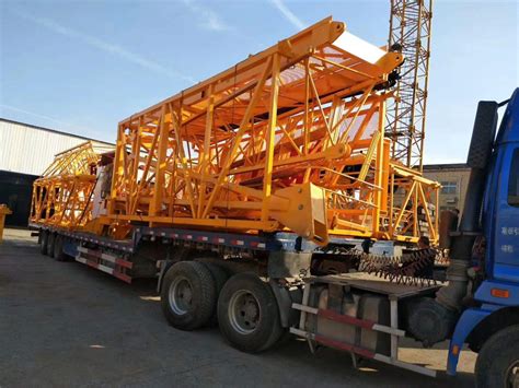 Construction Tower Crane Qtz80 Load 8 Ton Tower Crane Price Jib Length