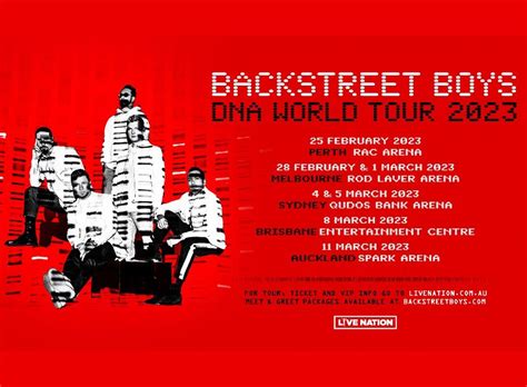 Backstreet Boys DNA World Tour 2023 Coming to Australia - Spotlight Report