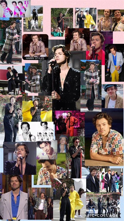 Harry Styles Collage Wallpapers Wallpaper Cave