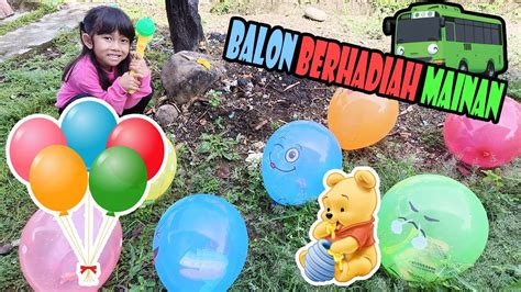 KAK DIVA PECAHIN BALON WARNA WARNI BERHADIAH MAINAN LUCU BALON