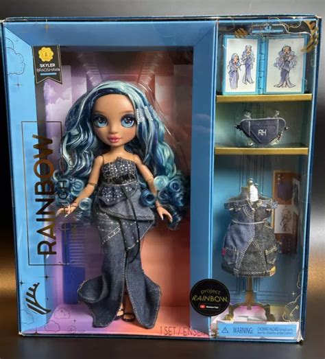 RAINBOW HIGH FANTASTIC Fashion Doll Skyler Bradshaw Blue 27 95