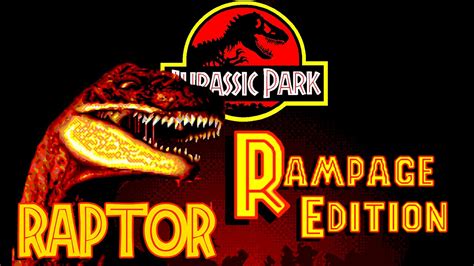 Jurassic Park Rampage Edition Raptor Sega Mega Drivegenesis Youtube