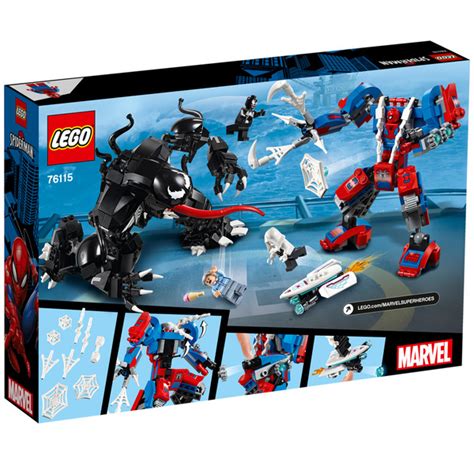 Lego Marvel Le Robot De Spiderman Contre Venom Lego King Jouet