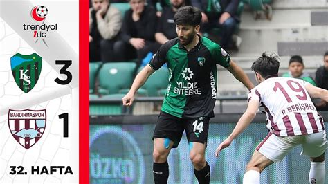 Kocaelispor 3 1 Teksüt Bandırmaspor Highlights Özet Trendyol 1