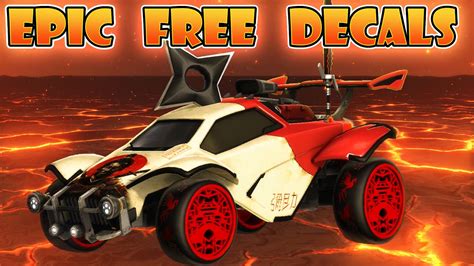 Rocket League Epic Decal Bundles FREE YouTube