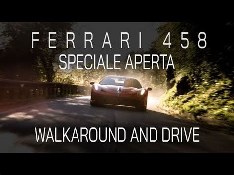 Ferrari Speciale Aperta Walkaround And Drive Youtube