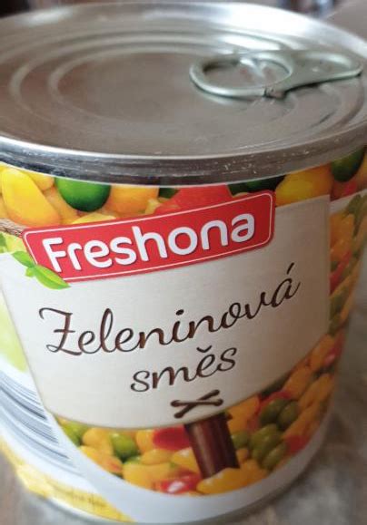 Freshona zeleninova zmes kalórie kJ a nutričné hodnoty