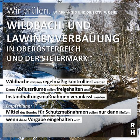 Schutz Vor Naturgefahren Wildb Che M Ssen Regelm Ig Kontrolliert