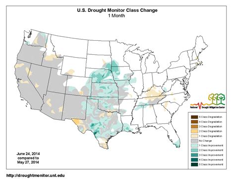 June 2014 Climate Review Maps for Nebraska