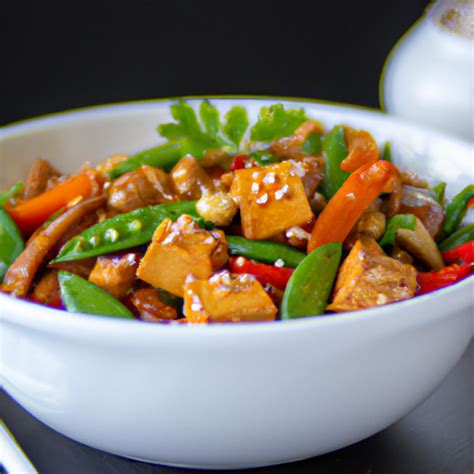 Spicy Tofu Stir Fry Recipe Cookaifood