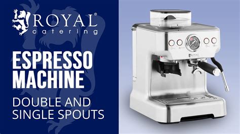 Espresso Machine Royal Catering Rc Bcpm01 Product Presentation Youtube